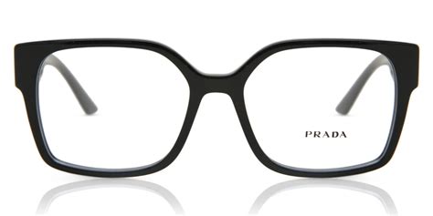 Prada PR 17SV 1AB1O1 Eyeglasses in Black 